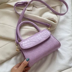 Krokodilmuster Querbörsen Für Damen 2020 Kleine Kettentasche Kleine Tasche PU-Leder Handtasche Designer-Abendtaschen Für Damen Fashion Nova Taschen