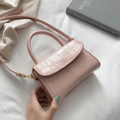 Krokodilmuster Querbörsen Für Damen 2020 Kleine Kettentasche Kleine Tasche PU-Leder Handtasche Designer-Abendtaschen Für Damen Fashion Nova Taschen