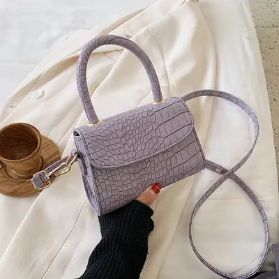 Krokodilmuster Querbörsen Für Damen 2020 Kleine Kettentasche Kleine Tasche PU-Leder Handtasche Designer-Abendtaschen Für Damen Fashion Nova Taschen