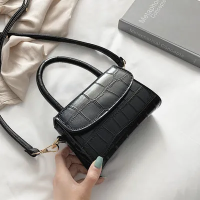 Krokodilmuster Querbörsen Für Damen 2020 Kleine Kettentasche Kleine Tasche PU-Leder Handtasche Designer-Abendtaschen Für Damen Fashion Nova Taschen