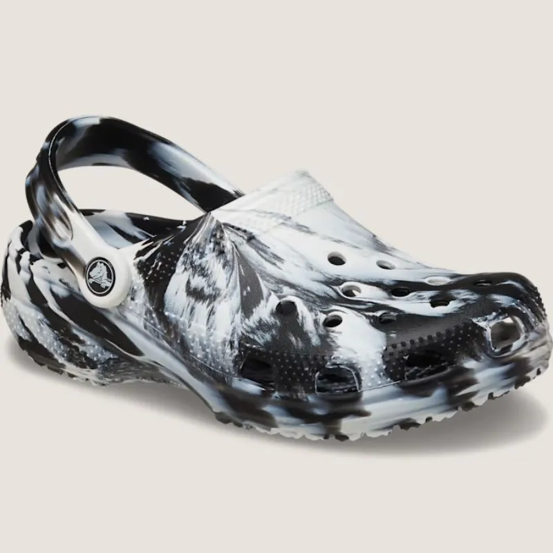 Crocs Classic Marmorierte Clogs_Crocs