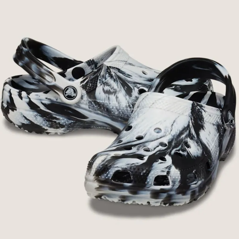 Crocs Classic Marmorierte Clogs_Crocs