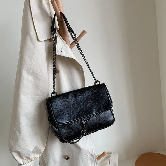 Crossbody-Taschen für Damen, große Kapazität, hochwertige ausländische Schultertasche, koreanische Version der Messenger Bag, retro Messenger Bag, modische Nova-Taschen