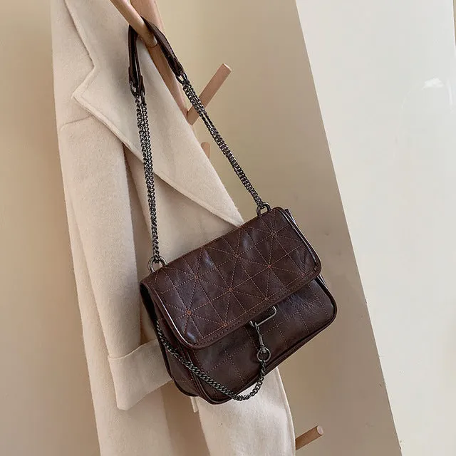 Crossbody-Taschen für Damen, große Kapazität, hochwertige ausländische Schultertasche, koreanische Version der Messenger Bag, retro Messenger Bag, modische Nova-Taschen