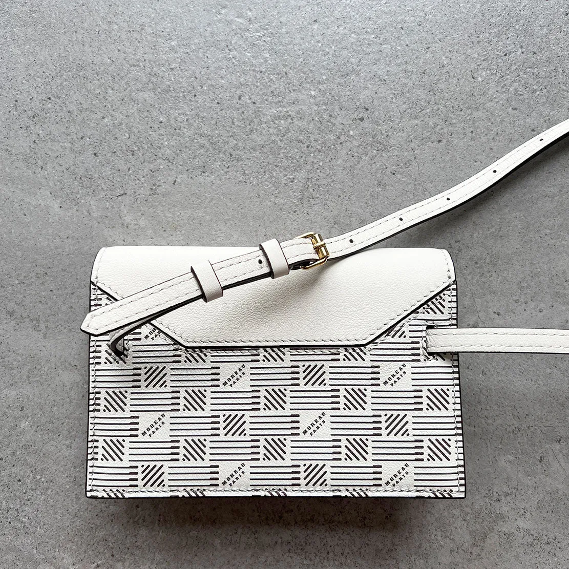 Crossbody Klappe / Gürteltasche Kalb, Champagner Moreau Taschen