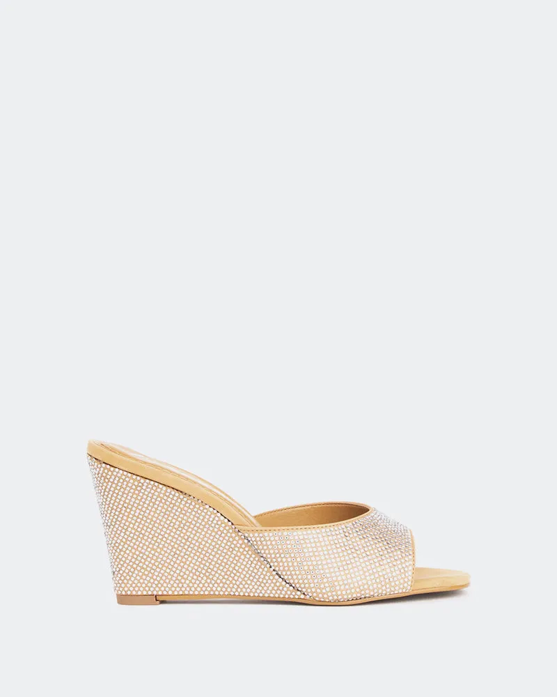 Kristall, Brauner Wildleder/Ocker Wildleder