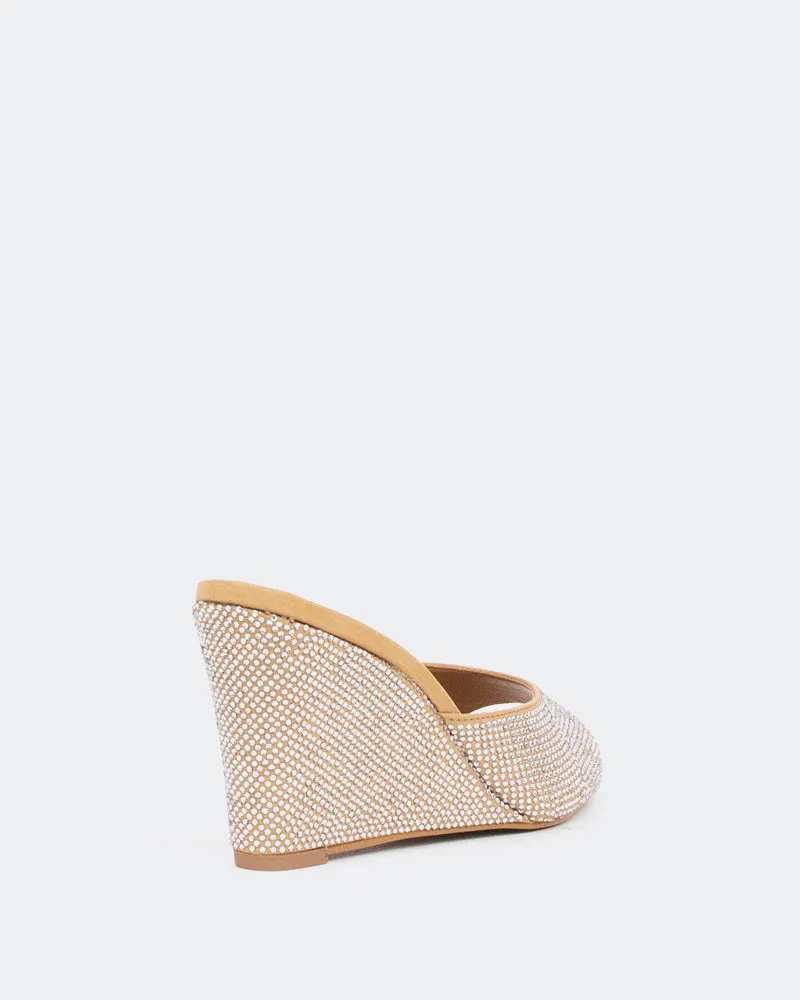 Kristall, Brauner Wildleder/Ocker Wildleder
