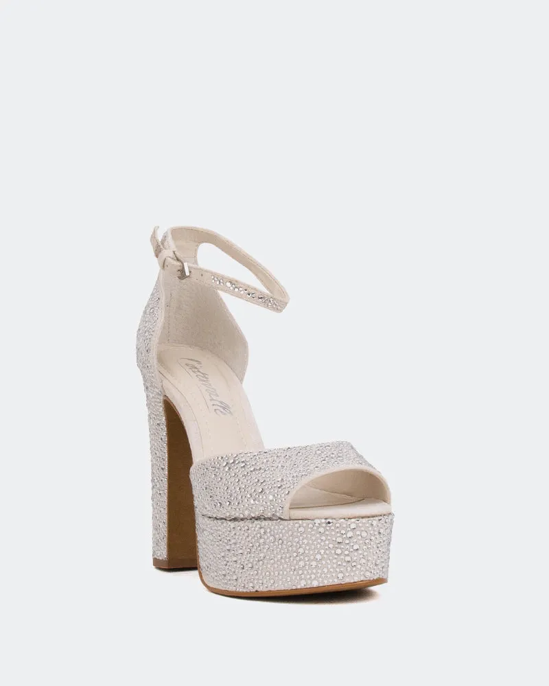 Cupid, Off White Wildleder/Blassweiß Wildleder