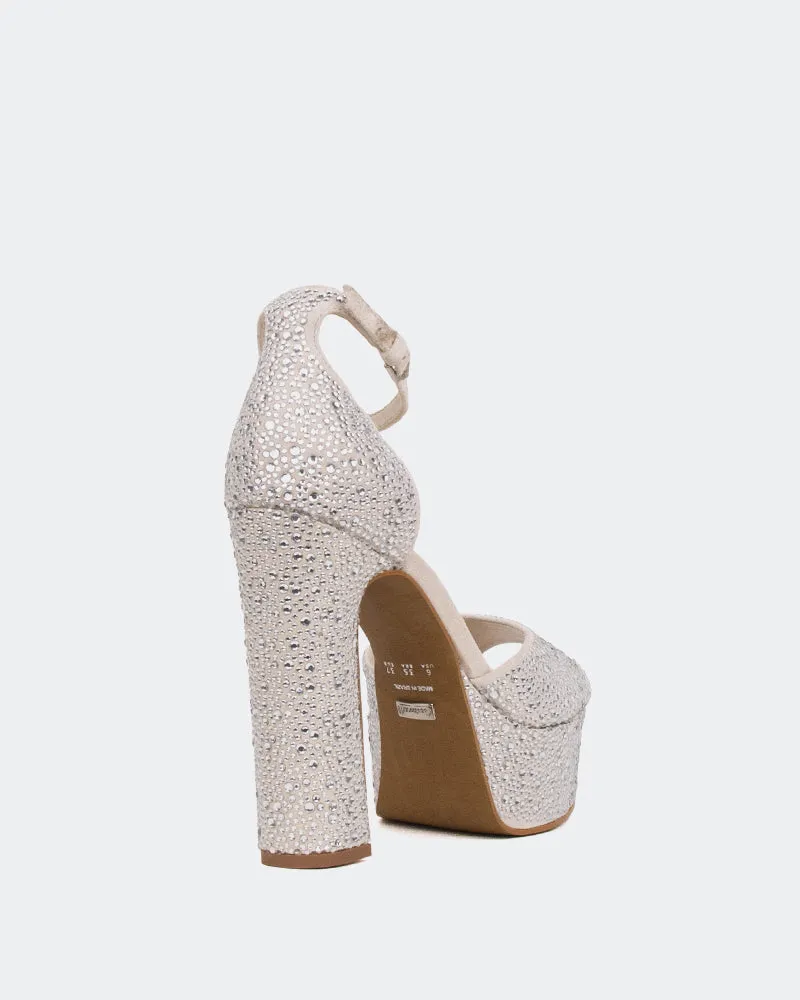 Cupid, Off White Wildleder/Blassweiß Wildleder