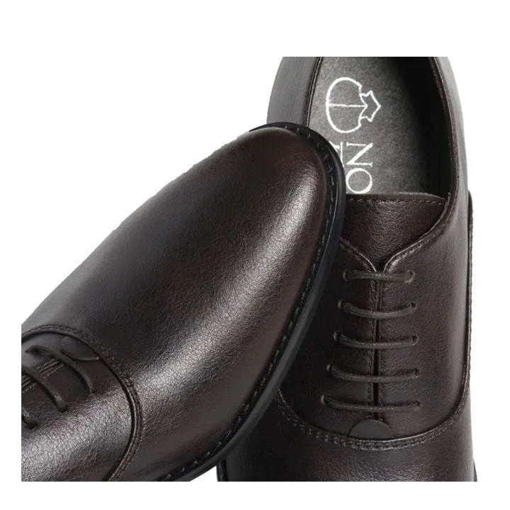 Damiano Herren Oxfordschuhe aus veganem Nappaleder | Braun