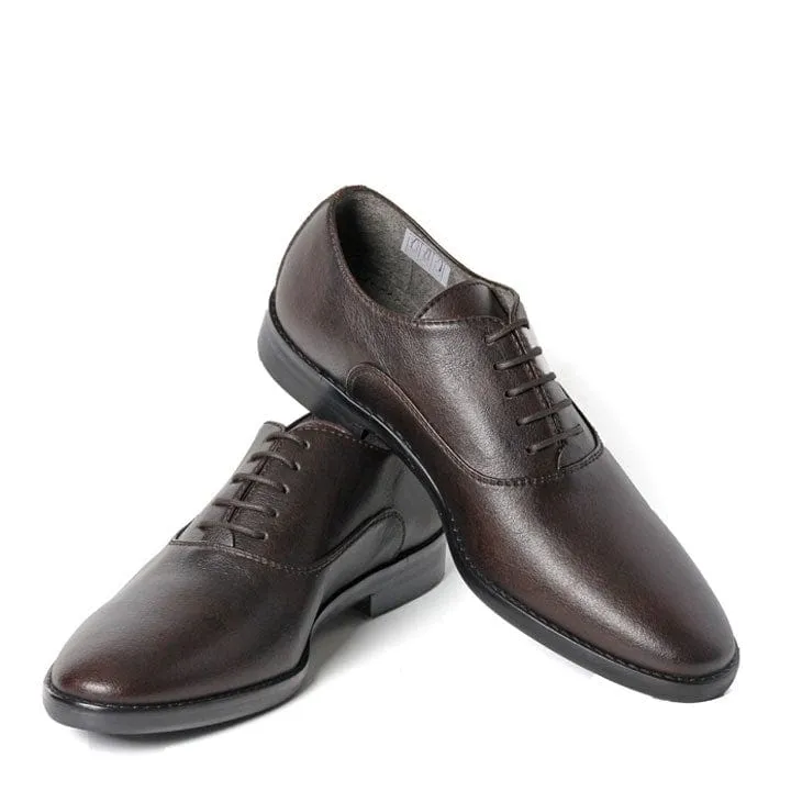 Damiano Herren Oxfordschuhe aus veganem Nappaleder | Braun
