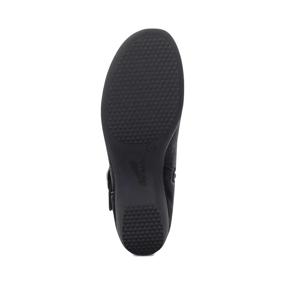 Dansko Damen Faithe Seitlicher Reißverschluss Stiefel mit Absatz in Schwarz