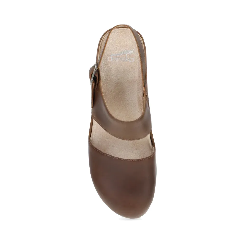 Dansko Damen Lucia Absatzgeschlossener Zehen Clog in Hellbraun