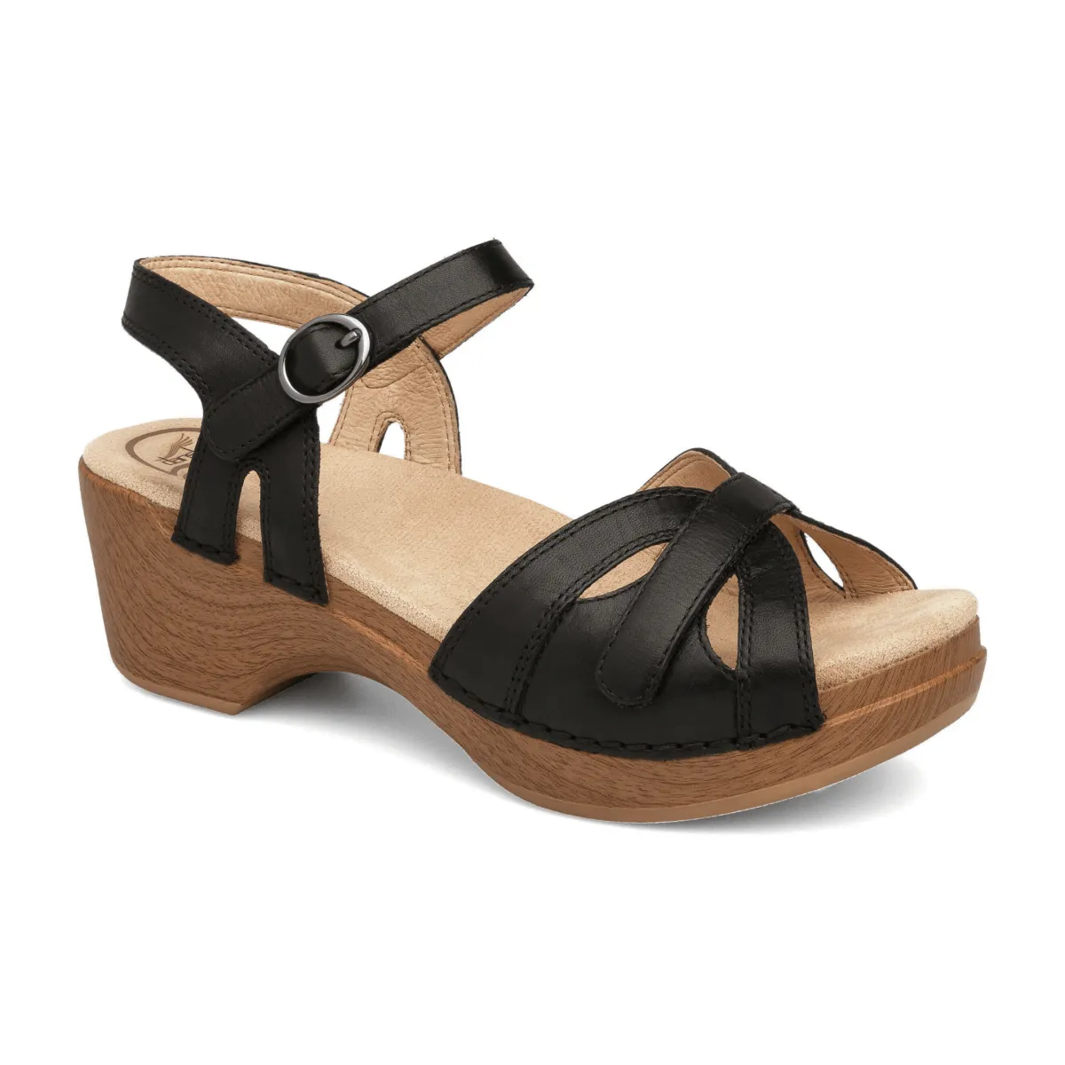 Dansko Damen Saison Schwarz Vollnarbenleder
