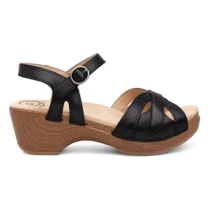 Dansko Damen Saison Schwarz Vollnarbenleder
