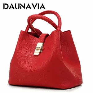 DAUNAVIA- 2020 Vintage Damenhandtaschen Berühmte Modemarke Candy Umhängetaschen Damen Tragetaschen Einfaches Trapez Damen Messenger Bag Fashion Nova Taschen