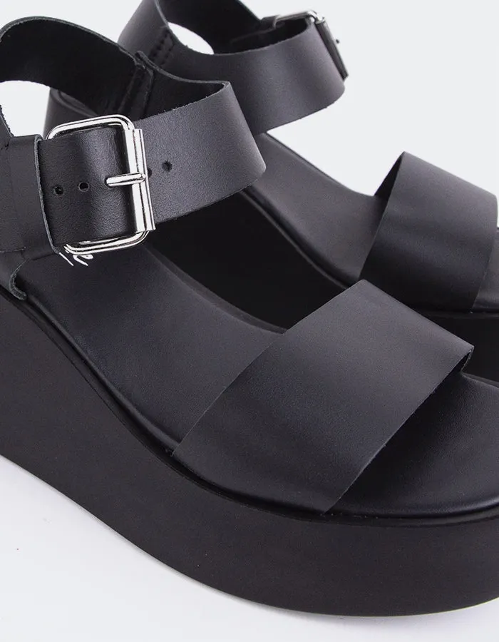 Liebes schwarzes Leder