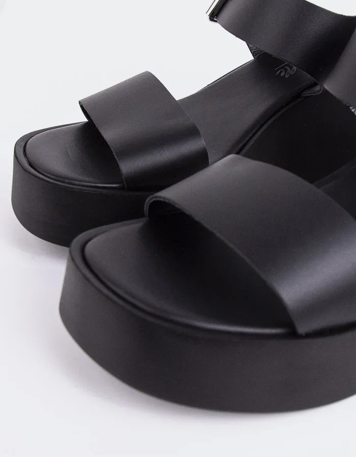 Liebes schwarzes Leder
