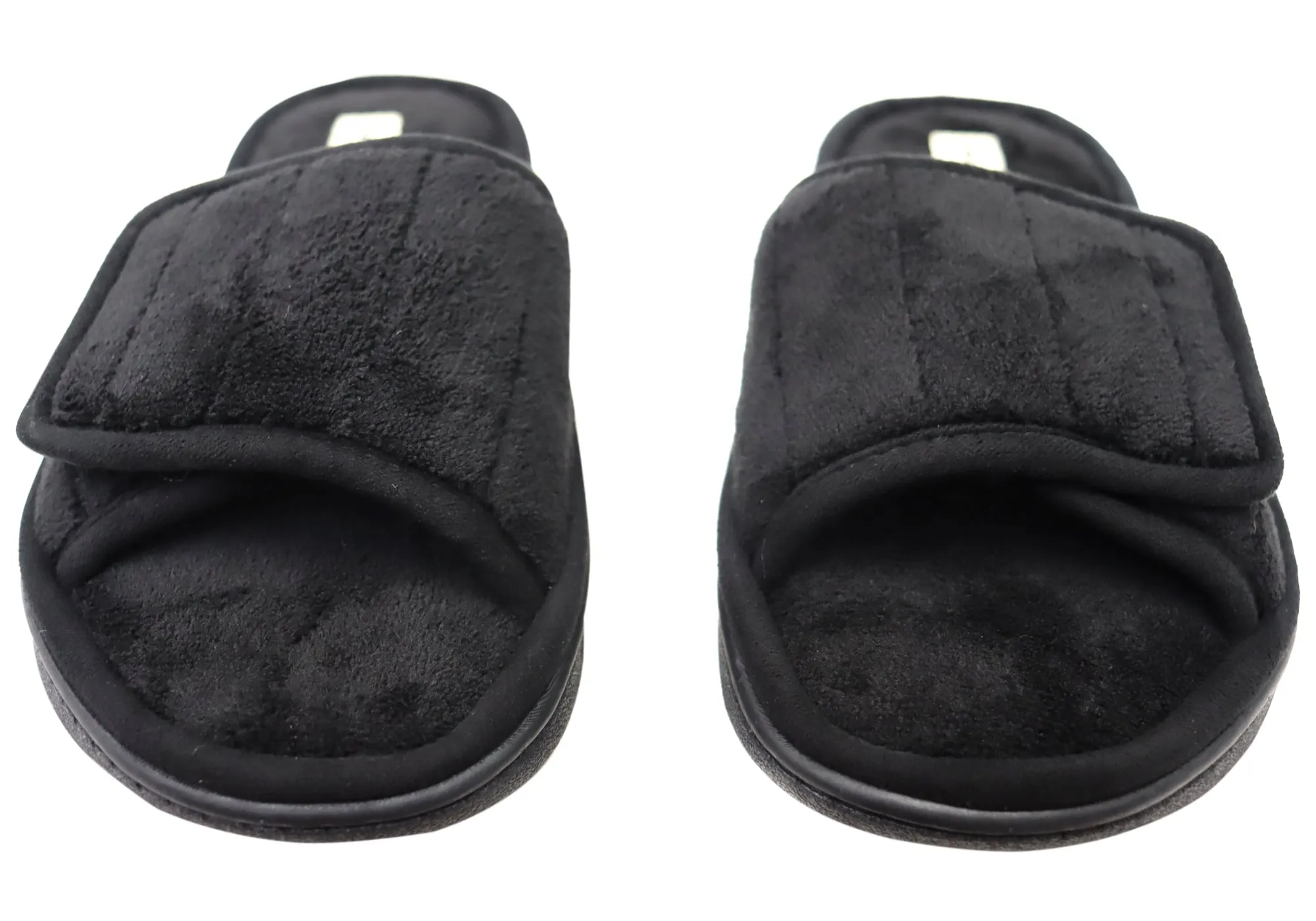 Dearfoams Herren Bequeme Collin Terry Verstellbare Schlappen Dearfoams Schuhe
