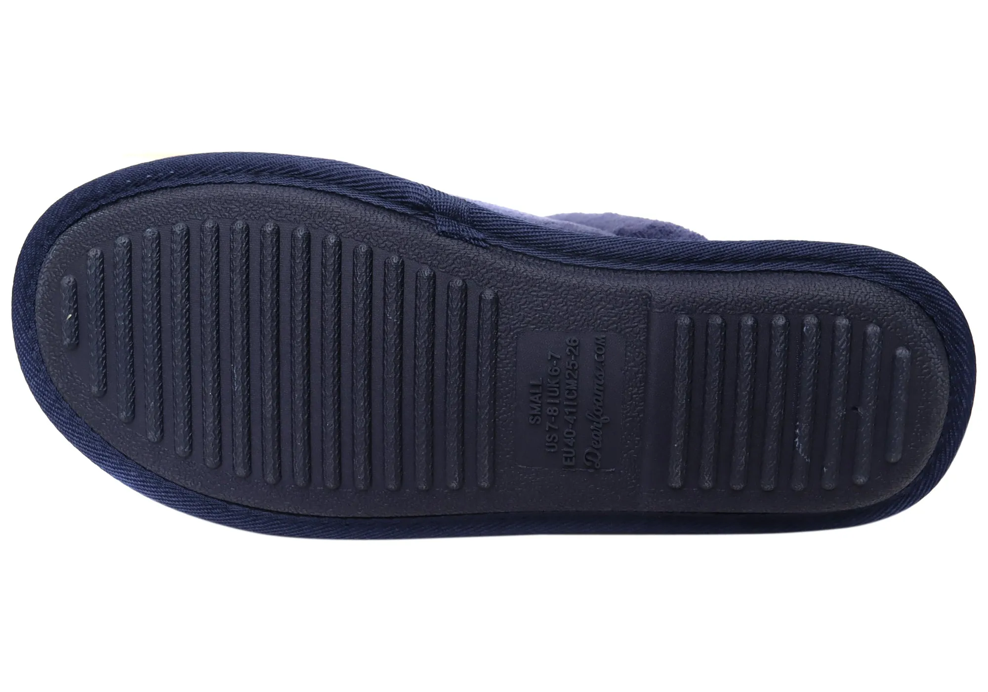 Dearfoams Herren Bequeme Neuheit Frottee Pantoffeln Dearfoams Schuhe