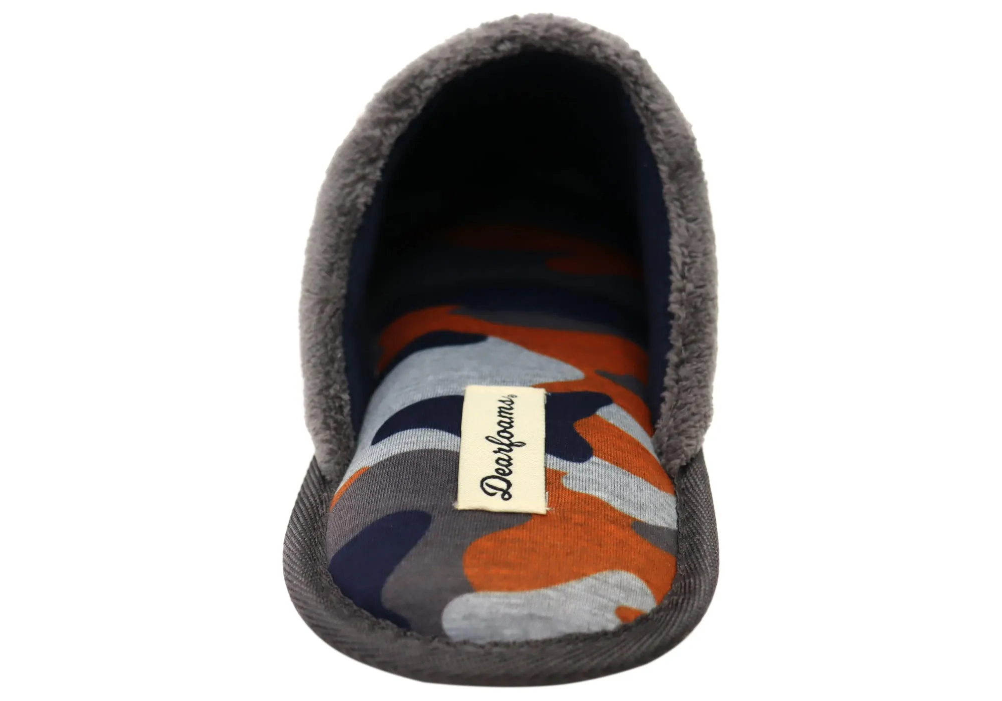 Dearfoams Herren Bequeme Neuheit Frottee Pantoffeln Dearfoams Schuhe