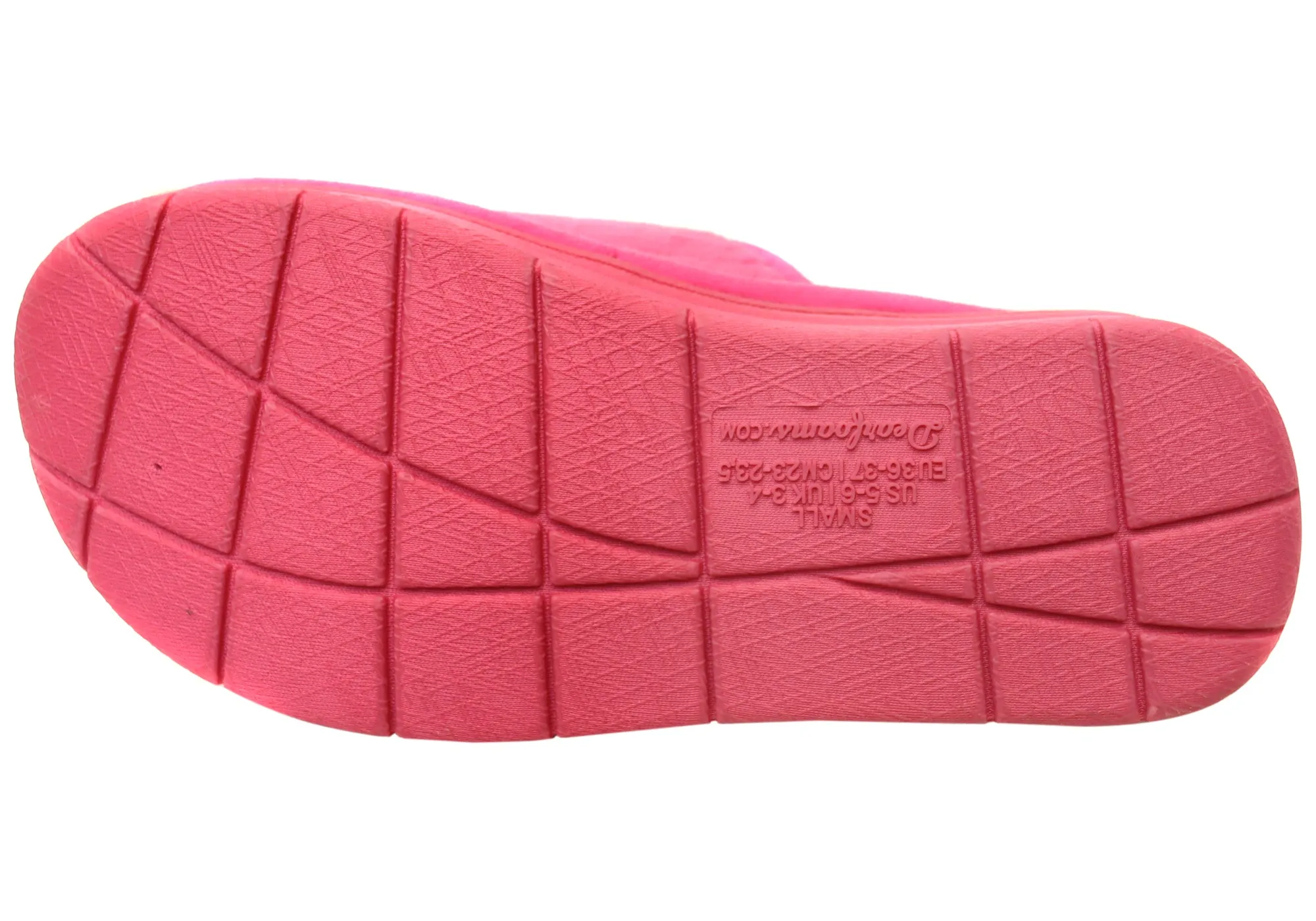 Dearfoams Damen Bequeme Mickey Terry Verstellbare Schlupfhausschuhe Dearfoams Schuhe