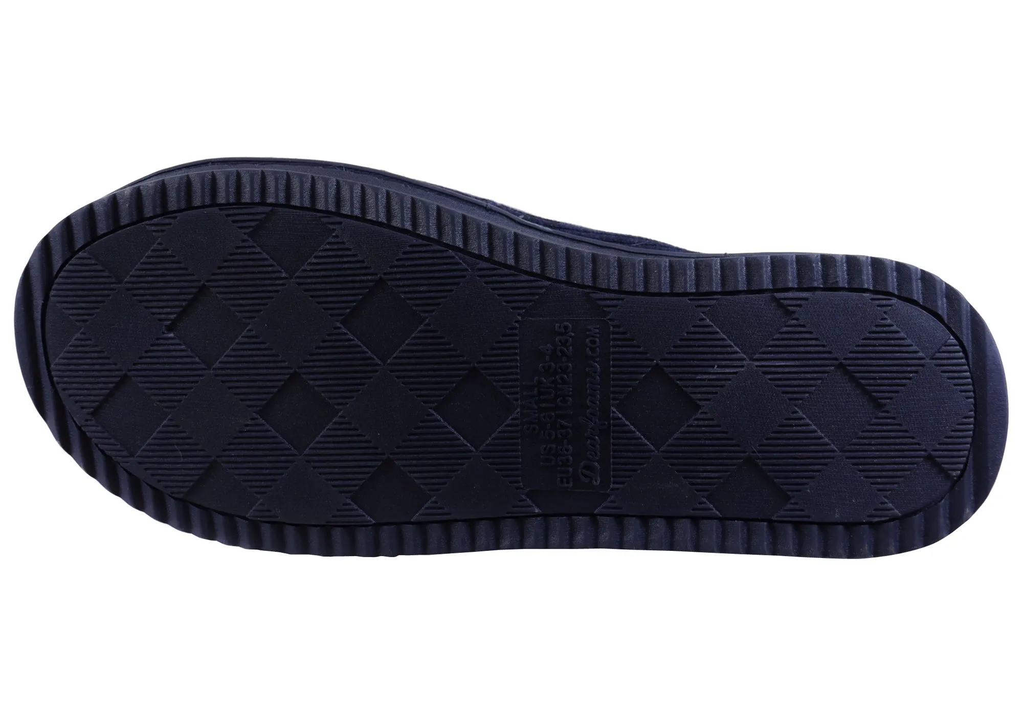 Dearfoams Damen Demi Rippstrick Slide Bequeme Zehenfreie Hausschuhe Dearfoams Schuhe