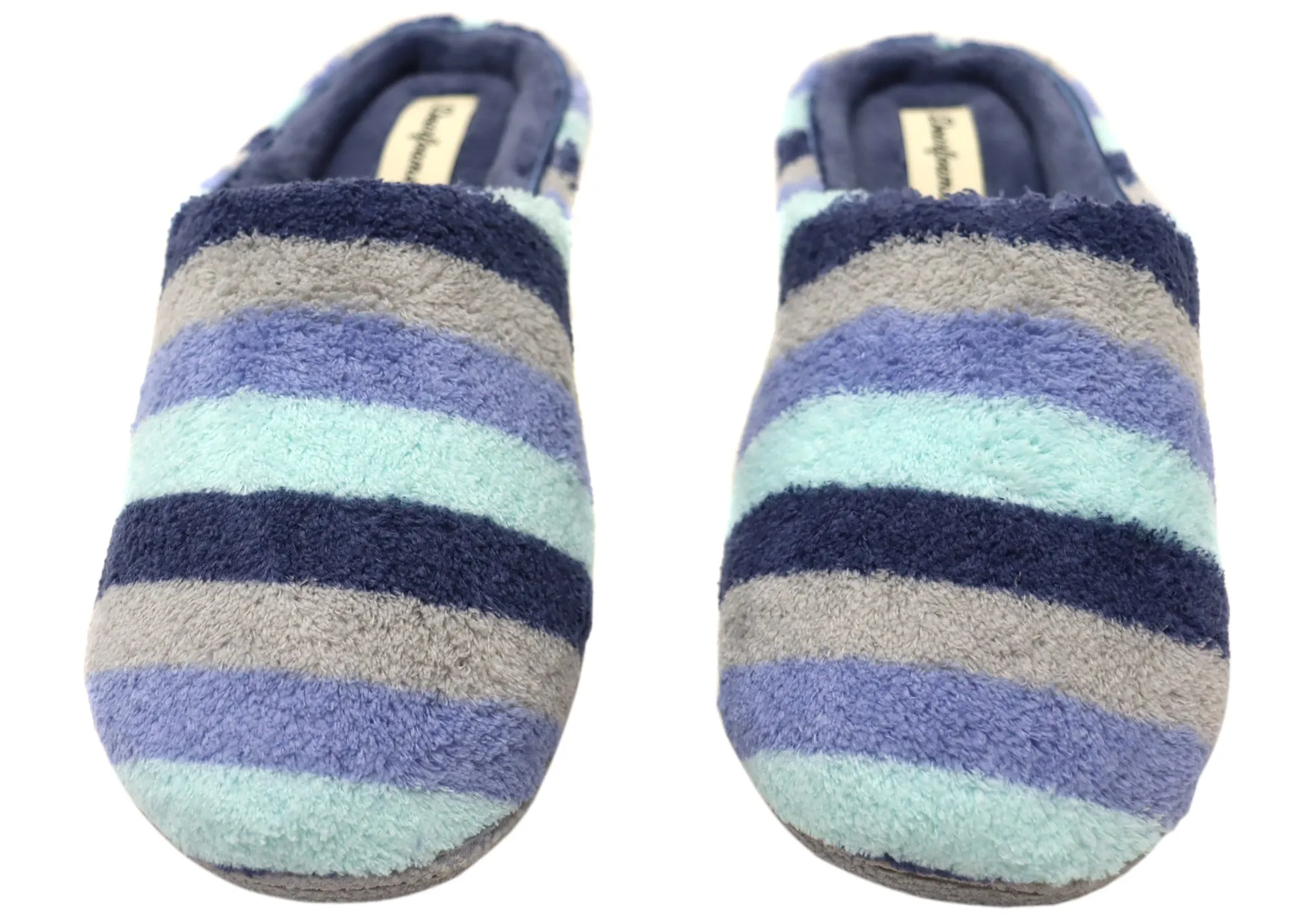 Dearfoams Damen Leslie Steppterry Clogs Weite Passform Hausschuhe Dearfoams Schuhe