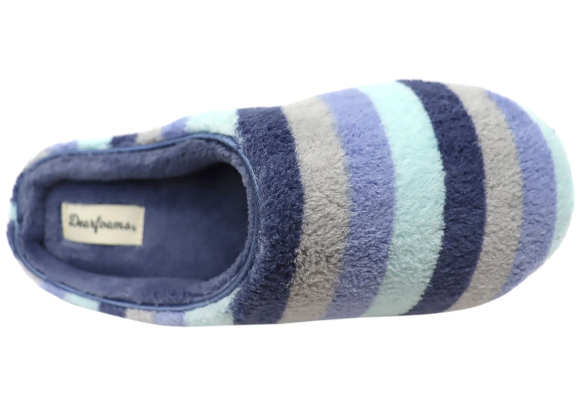 Dearfoams Damen Leslie Steppterry Clogs Weite Passform Hausschuhe Dearfoams Schuhe