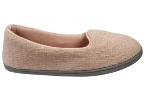 Dearfoams Damen Rebecca Chenille Pantoffeln mit geschlossener Ferse und weiter Passform