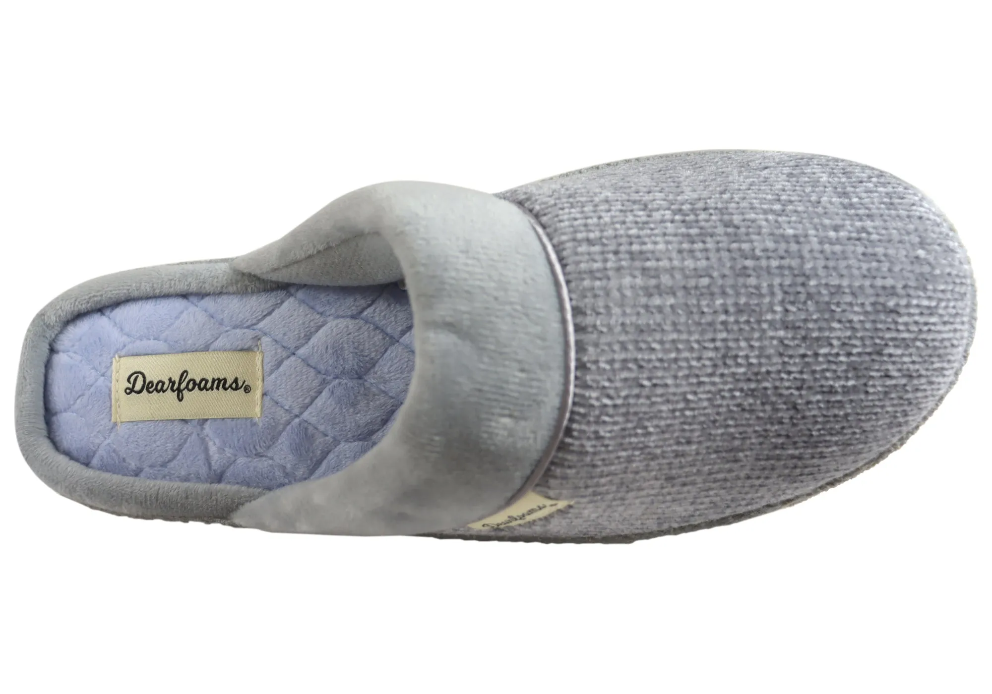 Dearfoams Damen Samantha Chenille geschlossene Hausschuhe Dearfoams Schuhe