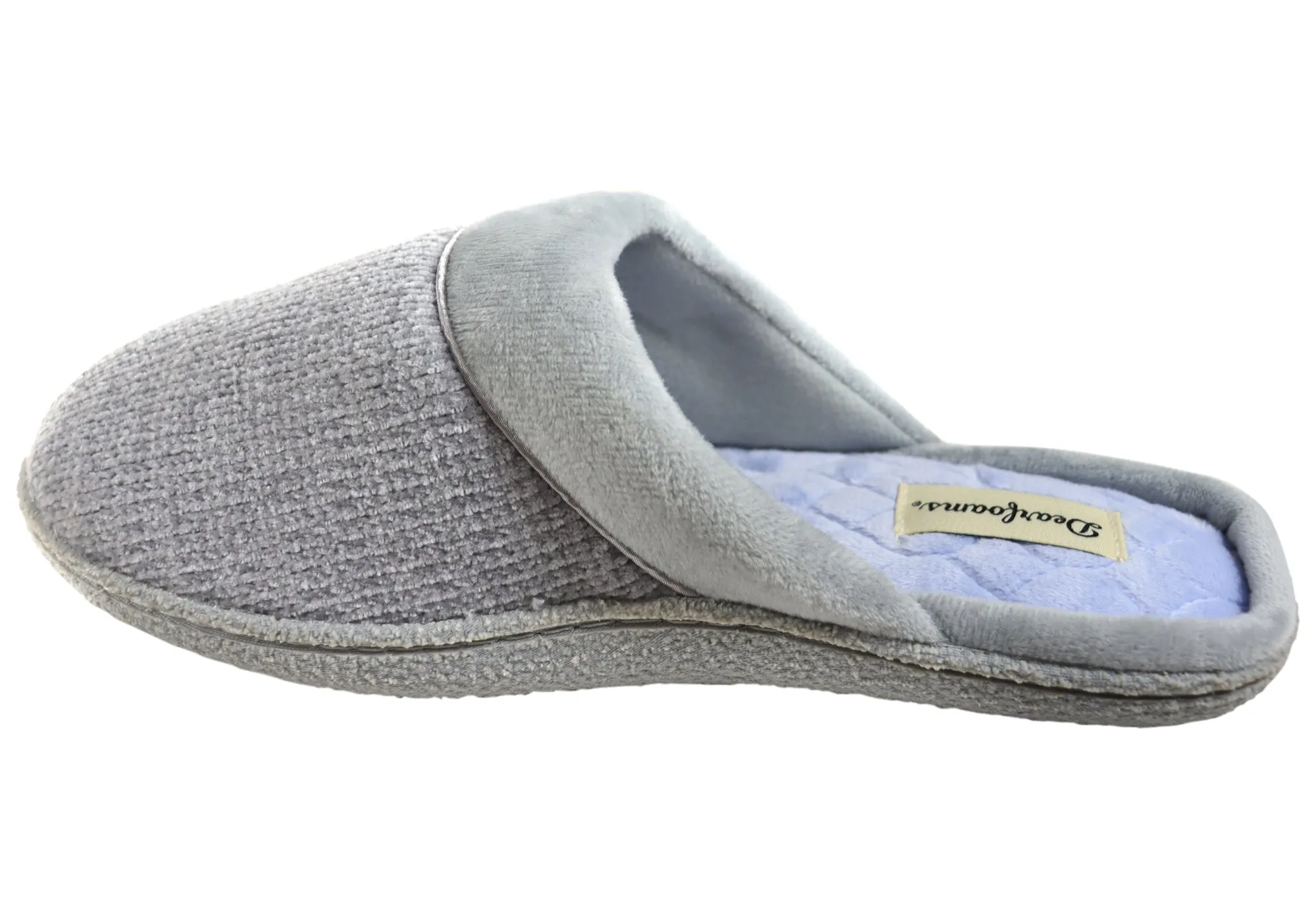 Dearfoams Damen Samantha Chenille geschlossene Hausschuhe Dearfoams Schuhe