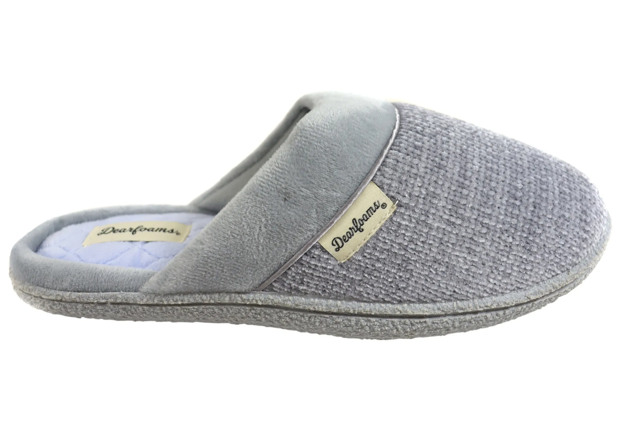Dearfoams Damen Samantha Chenille geschlossene Hausschuhe Dearfoams Schuhe