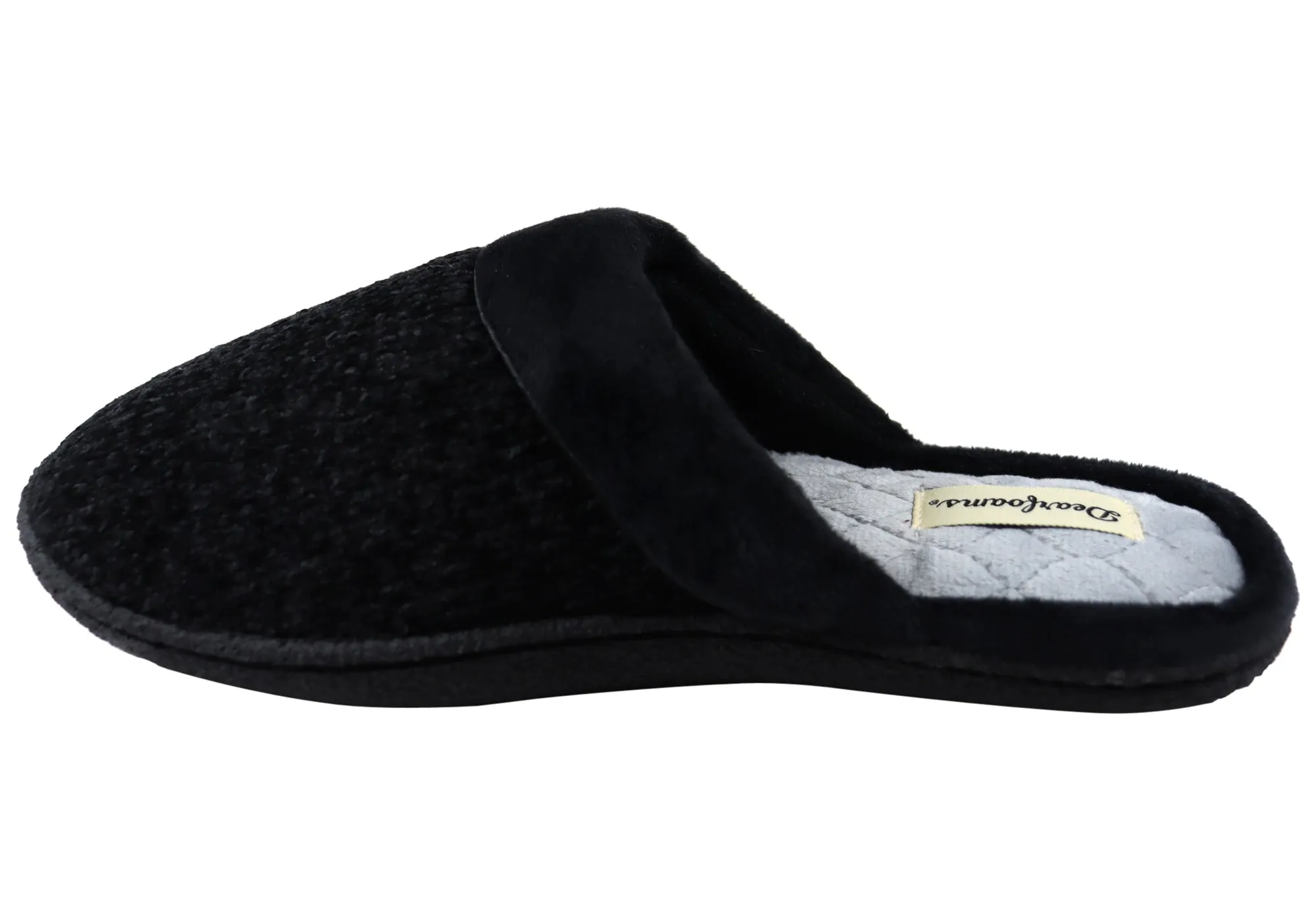 Dearfoams Damen Samantha Chenille geschlossene Hausschuhe Dearfoams Schuhe