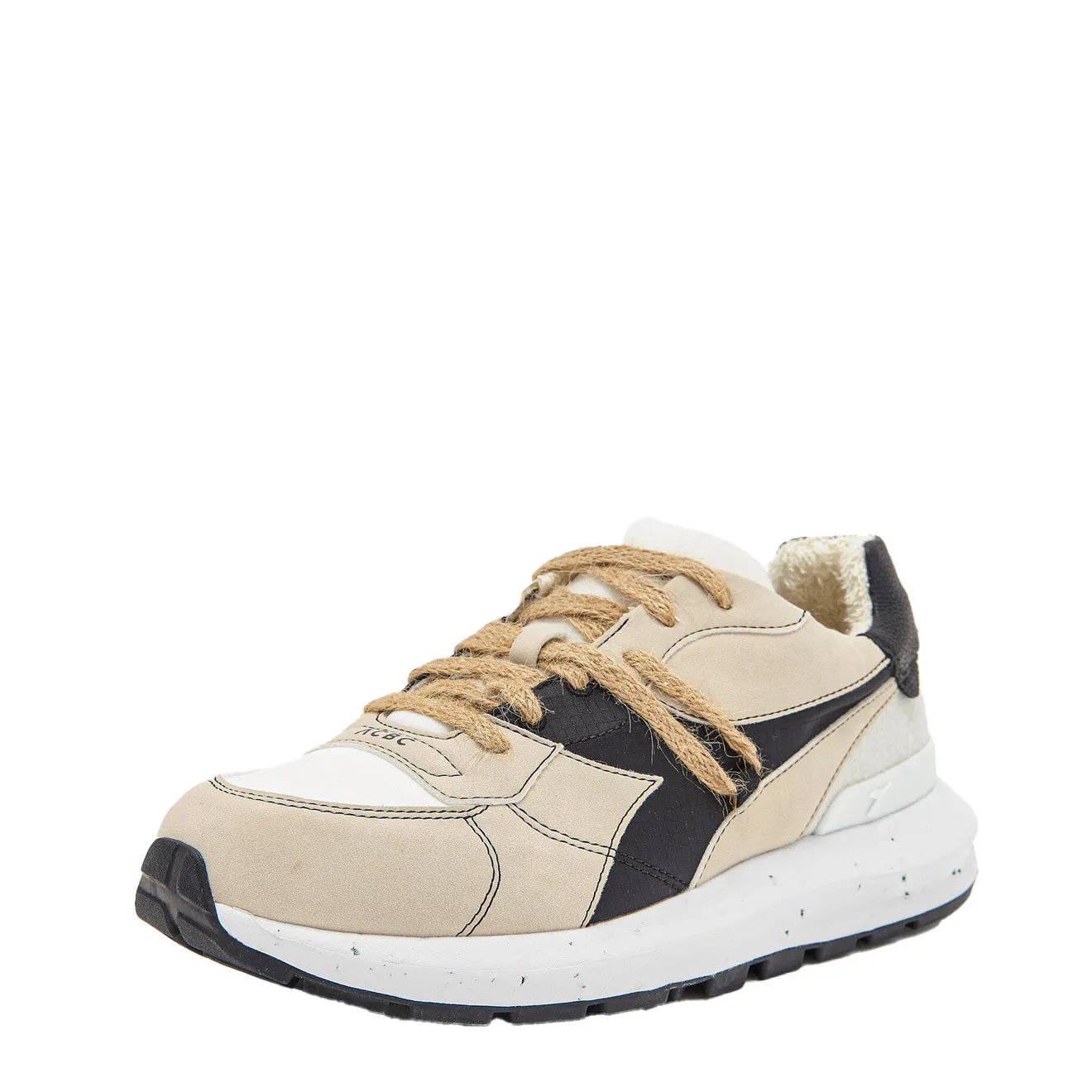 Diadora Damen Kmaro 42 Loop ACBC Turnschuhe Schwarz / Weiß