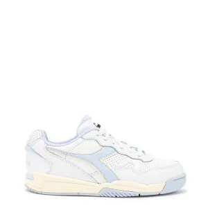 Diadora Damen Winner Trainers Weiß / Xenon Blau