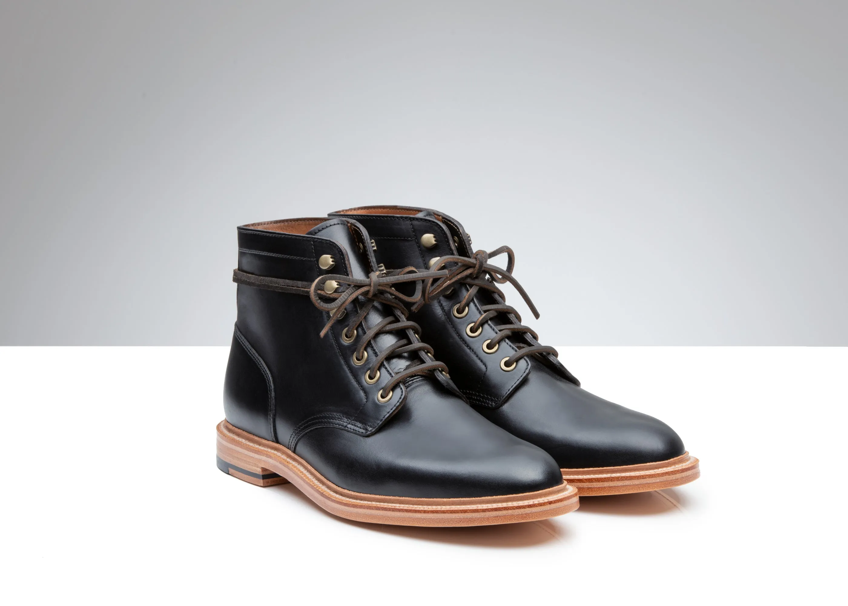 Diesel Boot Schwarz Chromexcel / Leder-Laufsohle