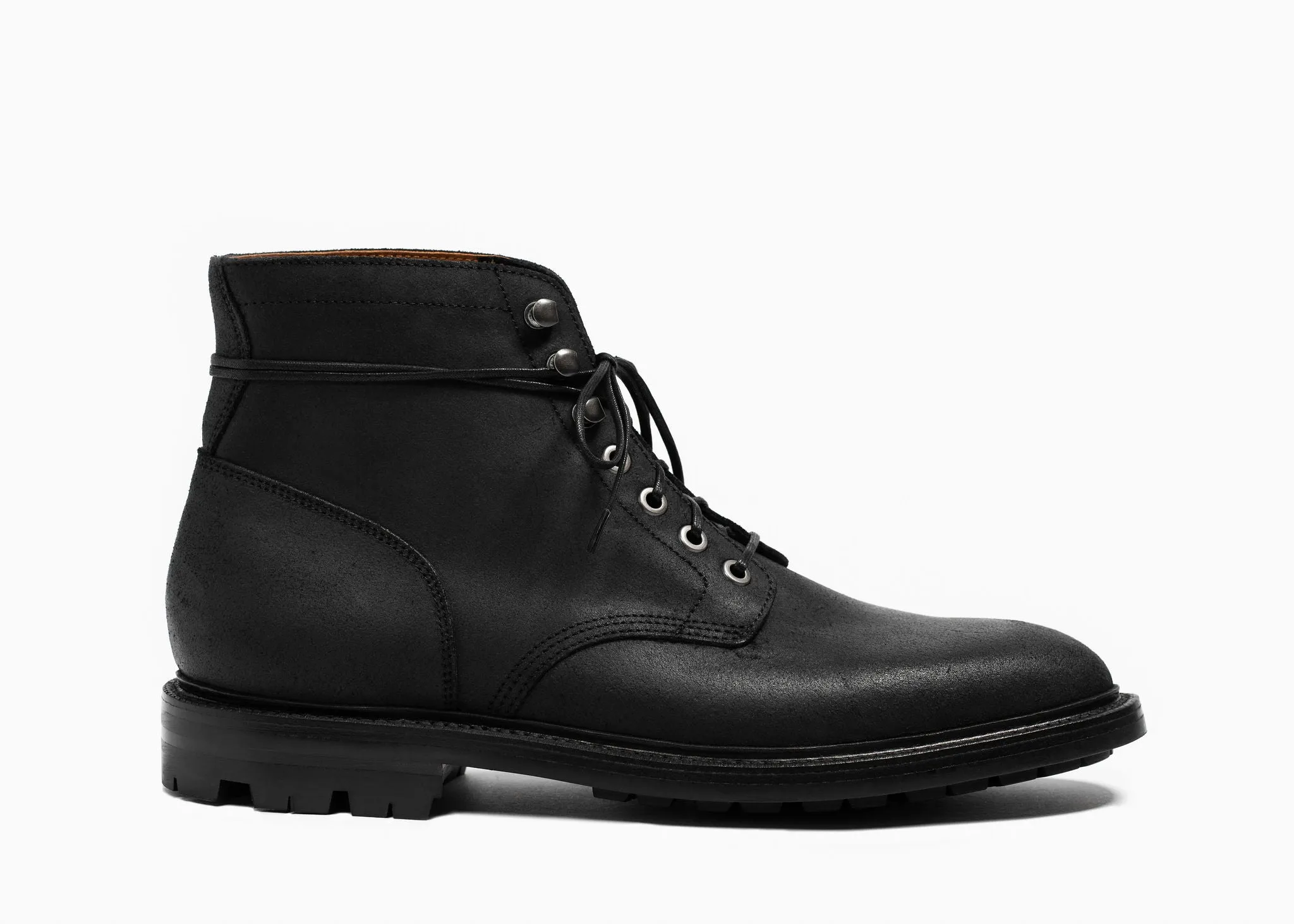 Diesel Boot Schwarz Gewachster Commander