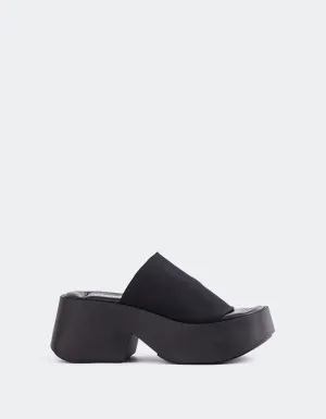 Sanftes schwarzes Lycra