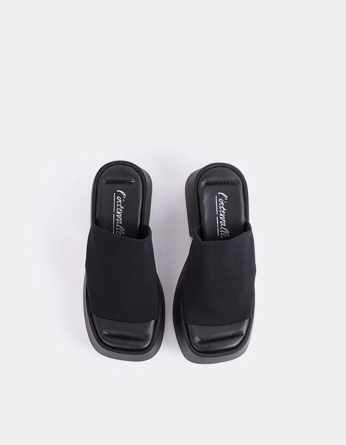 Sanftes schwarzes Lycra