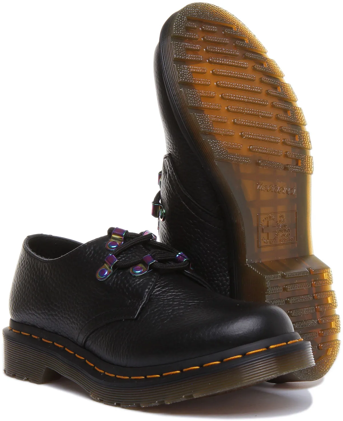 Dr. Martens 1461 Milled In Schwarz Damenschuhe Dr. Martens