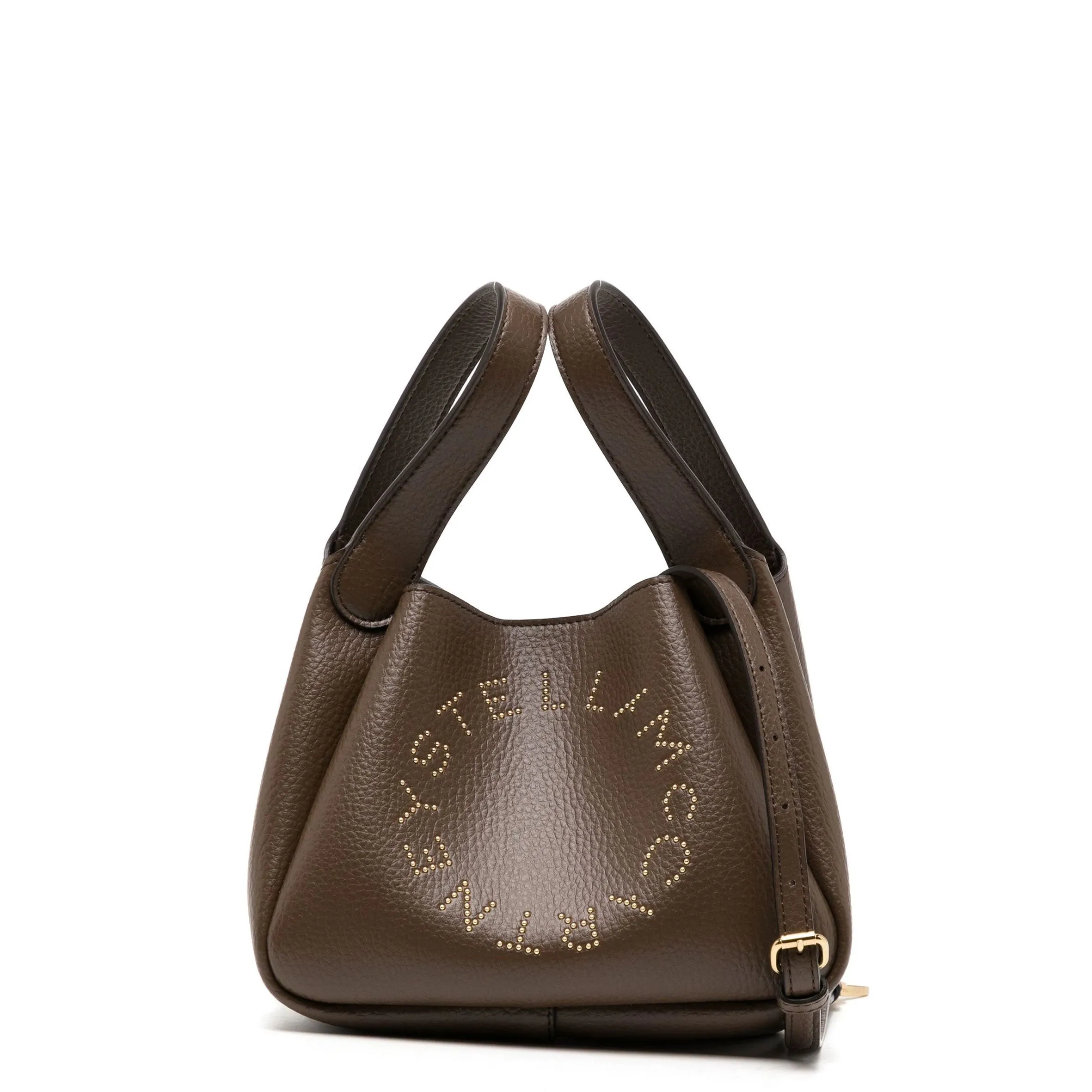 Dumpling-Logo Getreide-Schultertasche, Braune Taschen_Stella Mccartney_Taschen