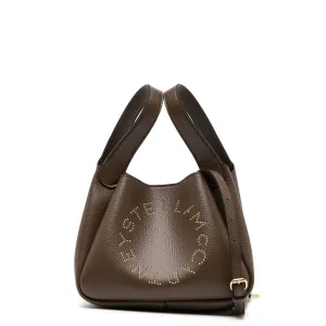 Dumpling-Logo Getreide-Schultertasche, Braune Taschen_Stella Mccartney_Taschen
