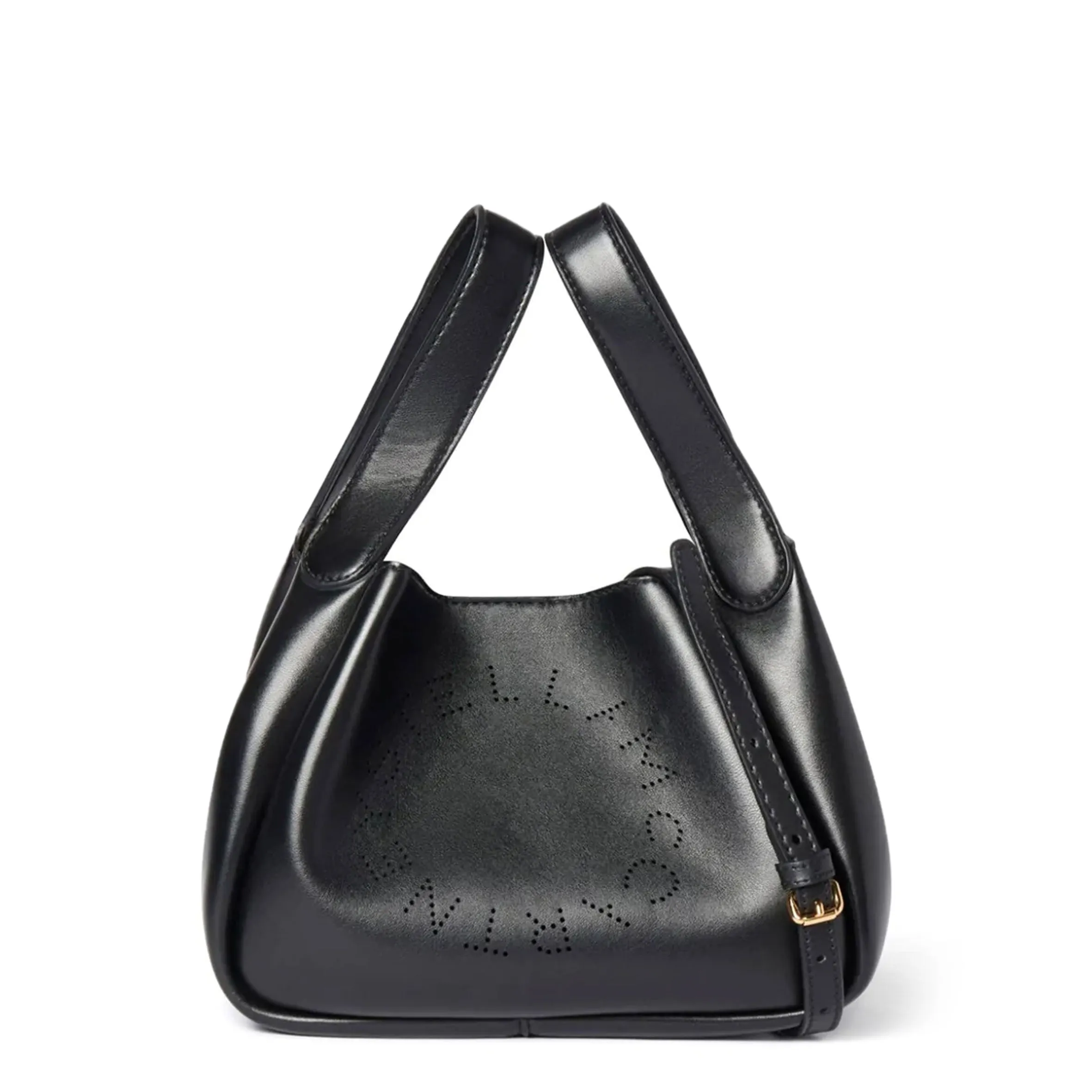 Dumpling Logo Schultertasche, Schwarze Taschen_Stella Mccartney_Taschen