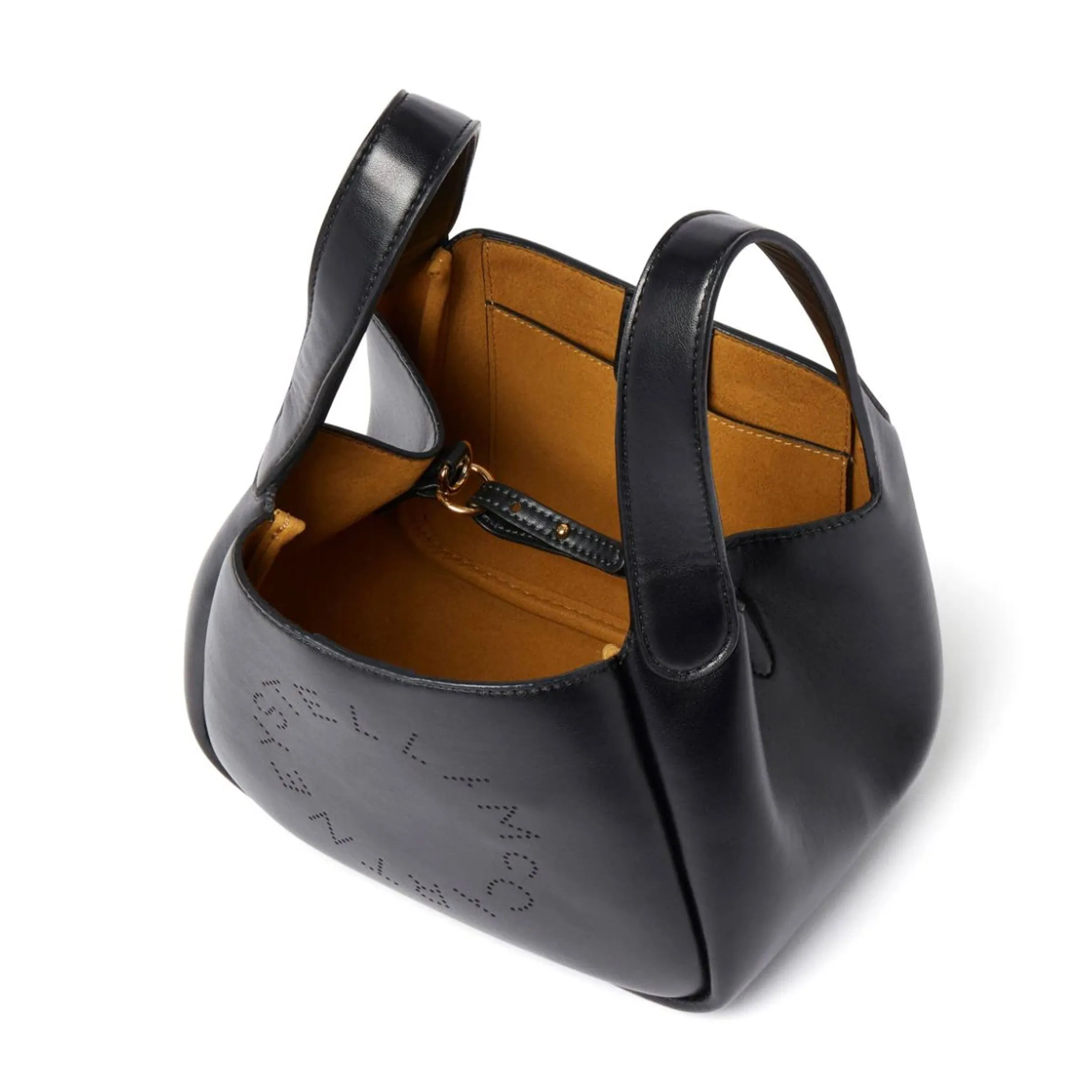 Dumpling Logo Schultertasche, Schwarze Taschen_Stella Mccartney_Taschen