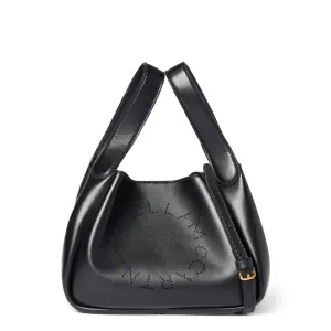 Dumpling Logo Schultertasche, Schwarze Taschen_Stella Mccartney_Taschen