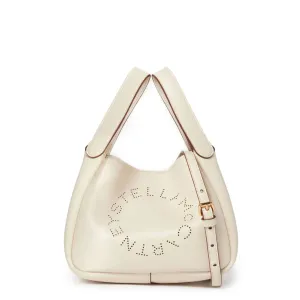 Dumpling Logo Schultertasche, Weiße Taschen_Stella Mccartney_Taschen