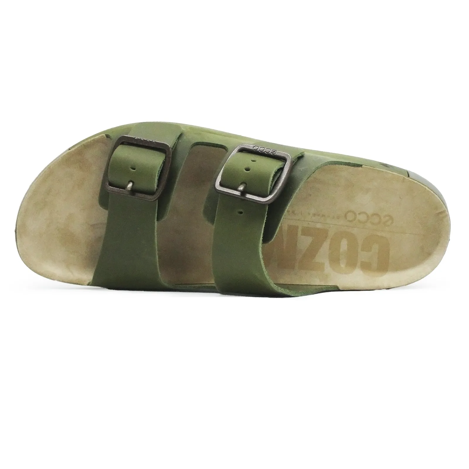 Ecco Cozmo 500984 Nubuck Herren Slides Sandalen Ecco Schuhe