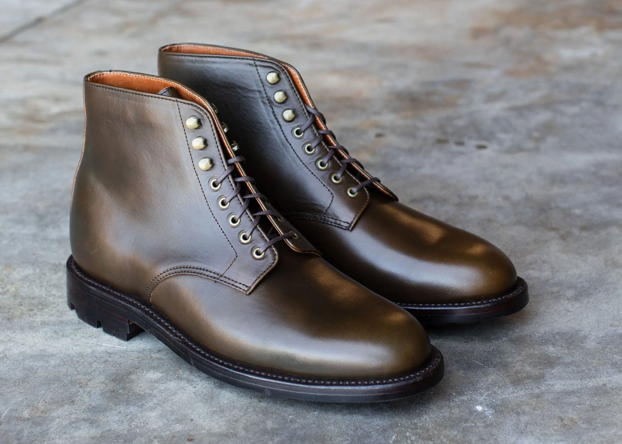 Edward Boot Dunkelolives Chromexcel