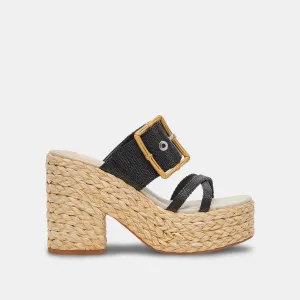 EDWINA ABSÄTZE ONYX RAFFIA